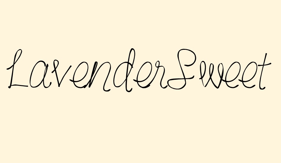 LavenderSweetOrange font big