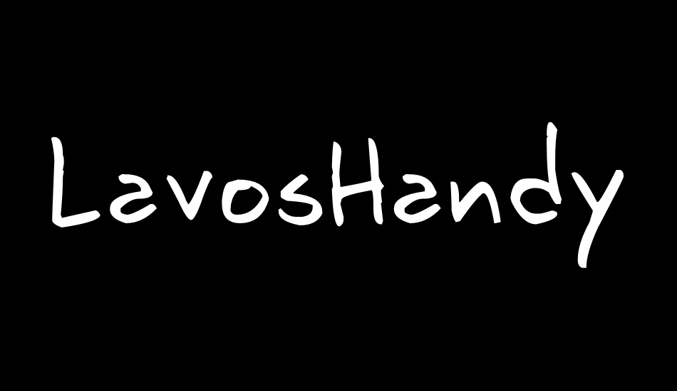 LavosHandy™ font big