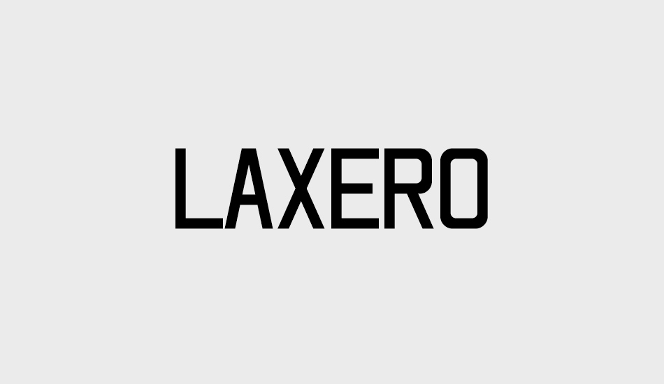 laxero font big