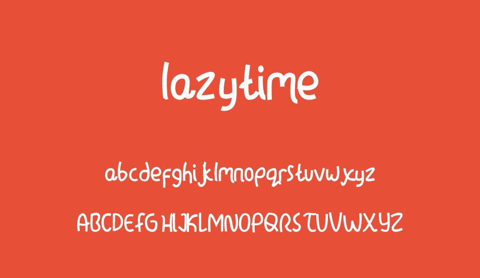 lazytime font