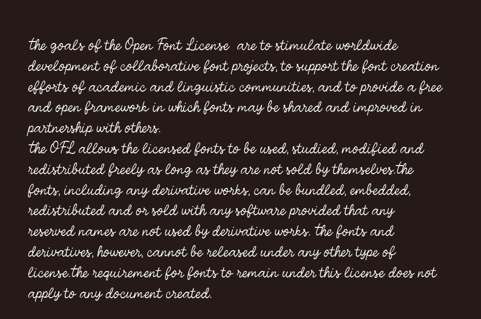 Le Jardin Secret font 1