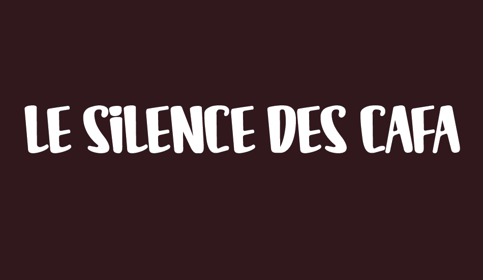 LE SILENCE DES CAFARDS font big