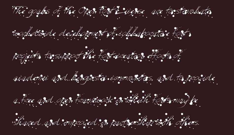 Leakage font 1