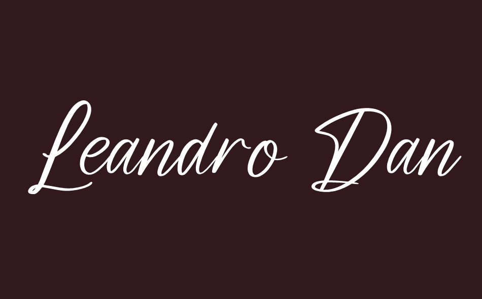 Leandro Daniel font big