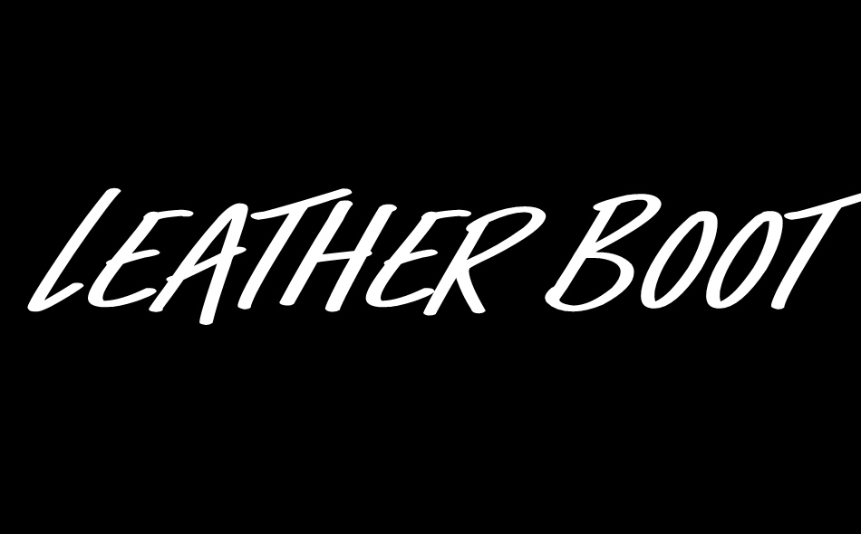 Leather Boots font big