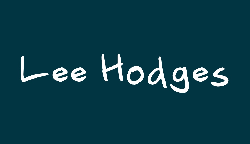 Lee Hodges font big