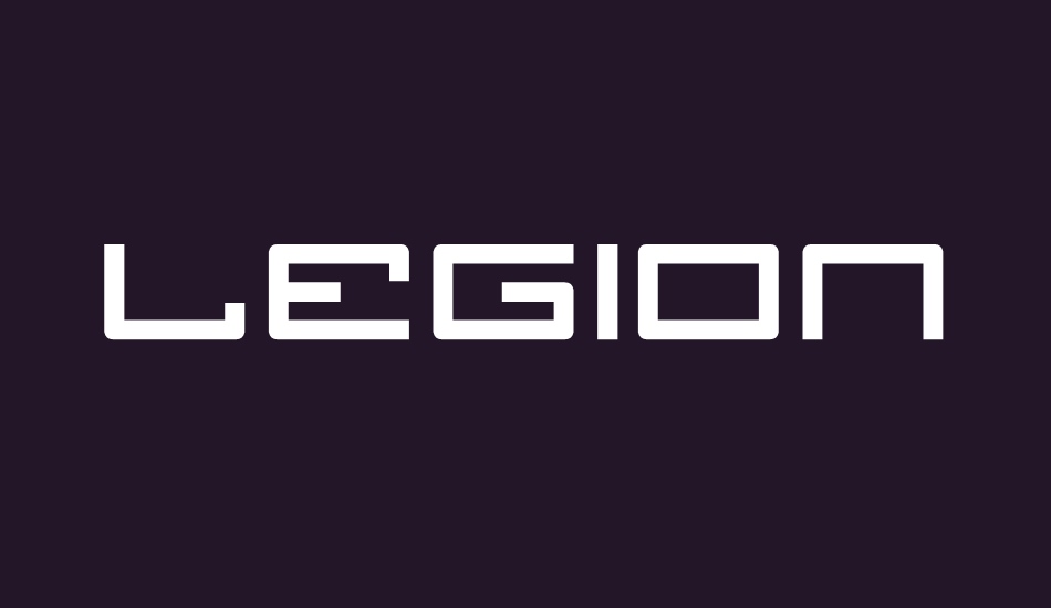 Legion font big