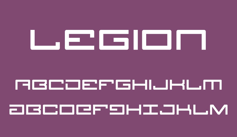 Legion font