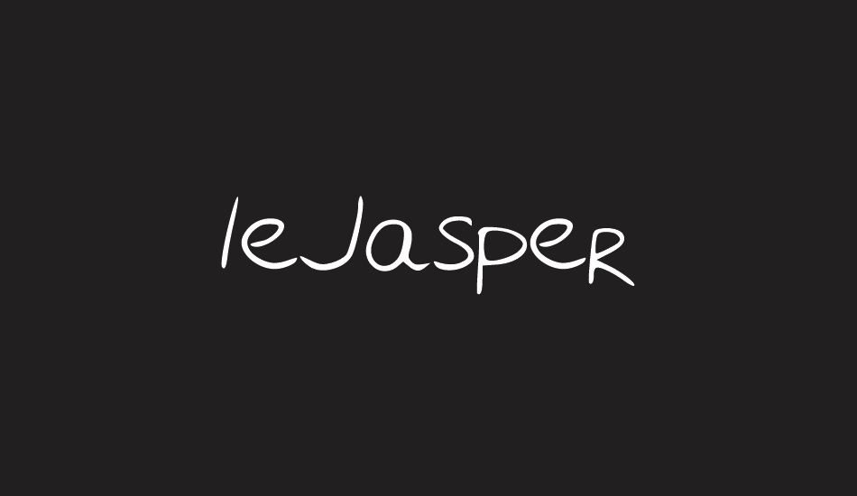 leJasper font big