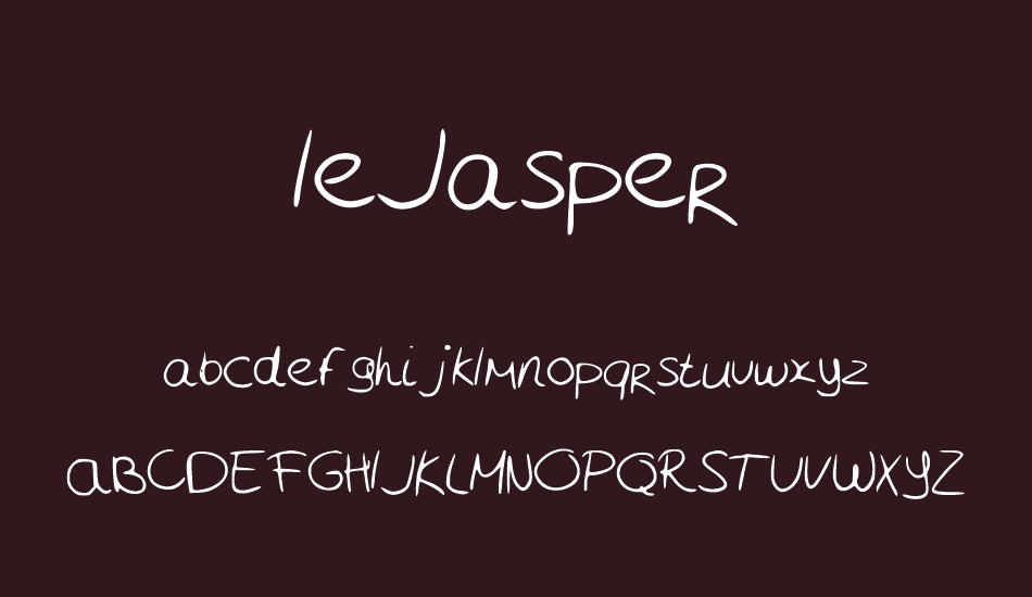 leJasper font