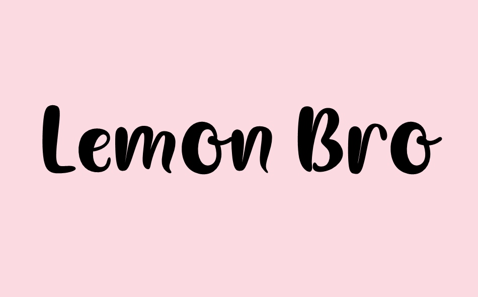 Lemon Brownies font big