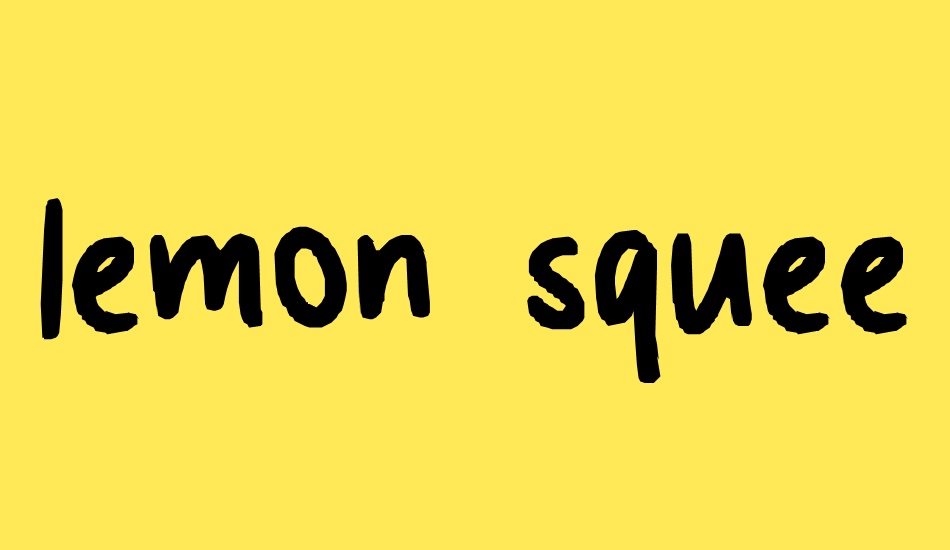 lemon squeezy font big