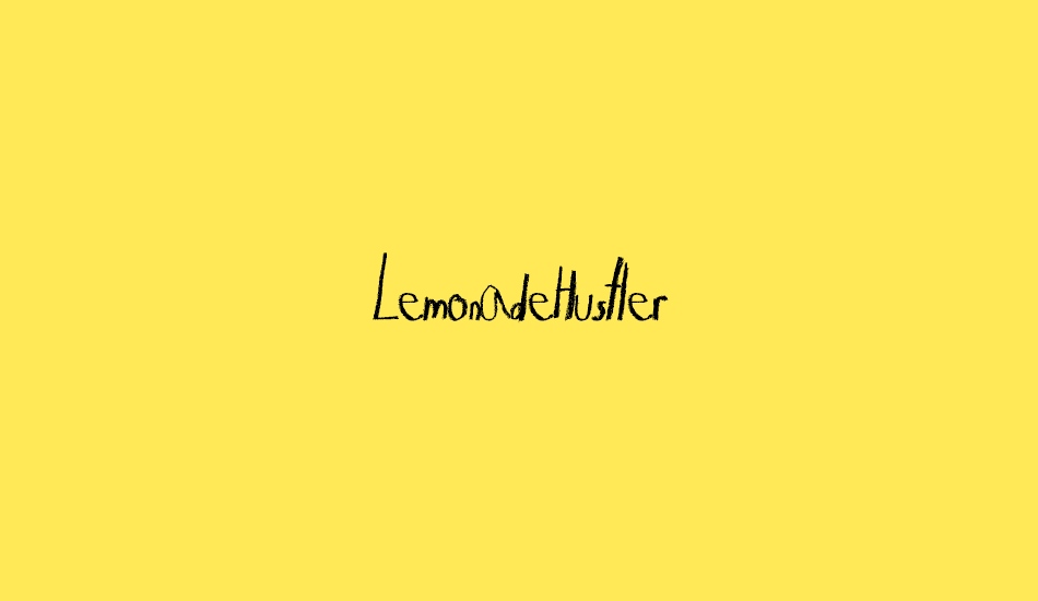 LemonadeHustler font big