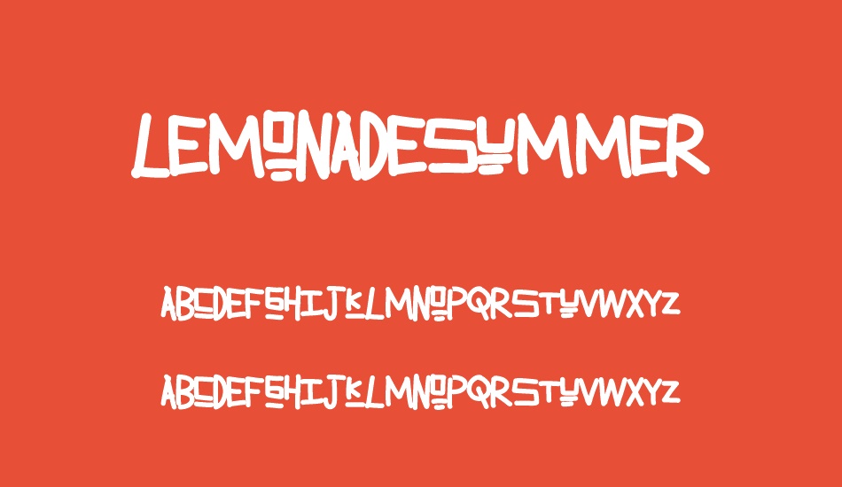 LemonadeSummer font