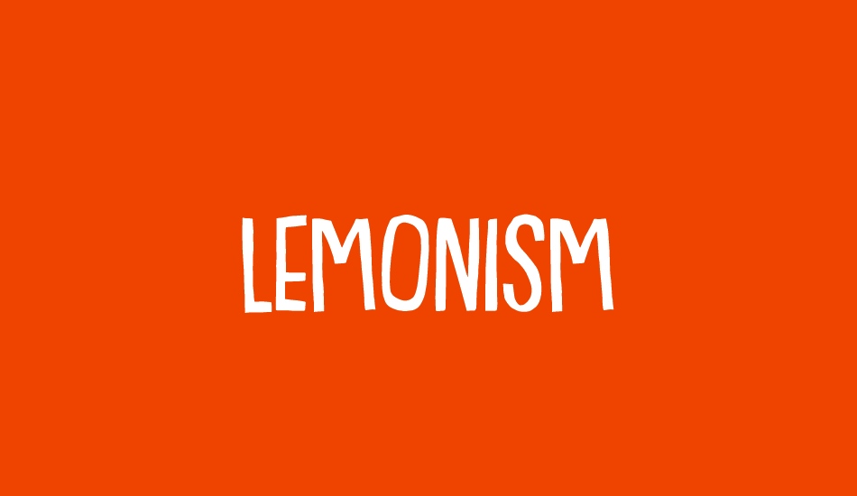 Lemonism DEMO font big