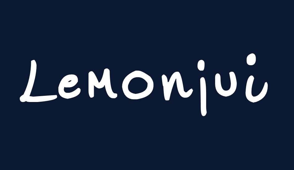 Lemonjuice font big