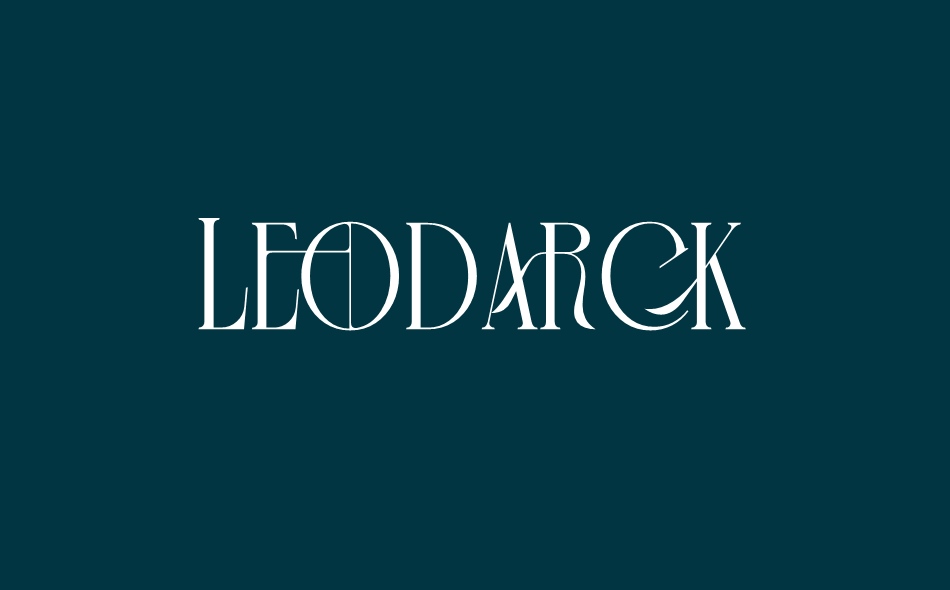 Leodarck font big