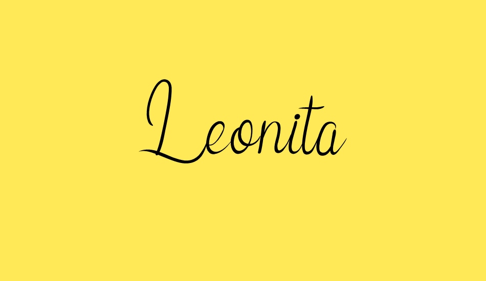 leonita-demo font big