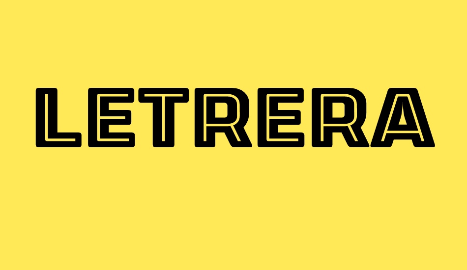 LETRERA CAPS font big