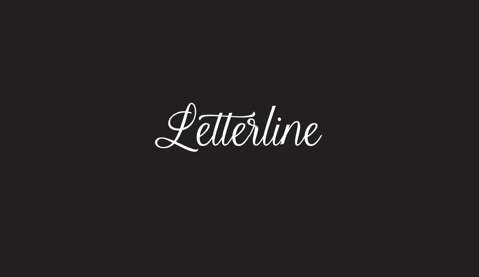 Letterline Demo font big