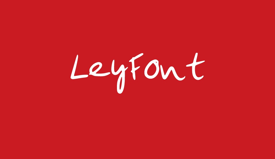 LeyFont font big