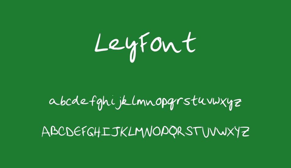 LeyFont font