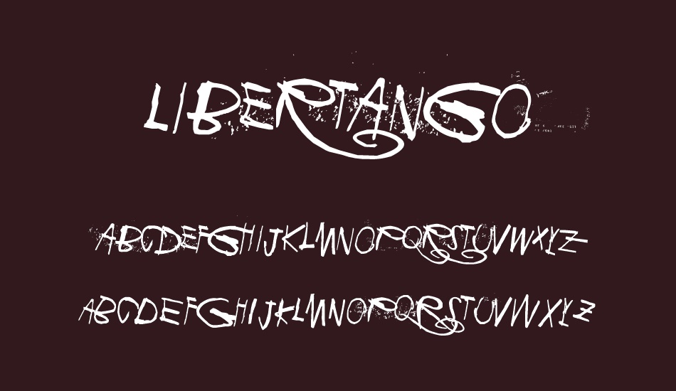 Libertango font