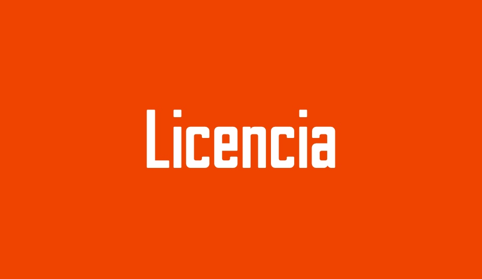 Licencia font big