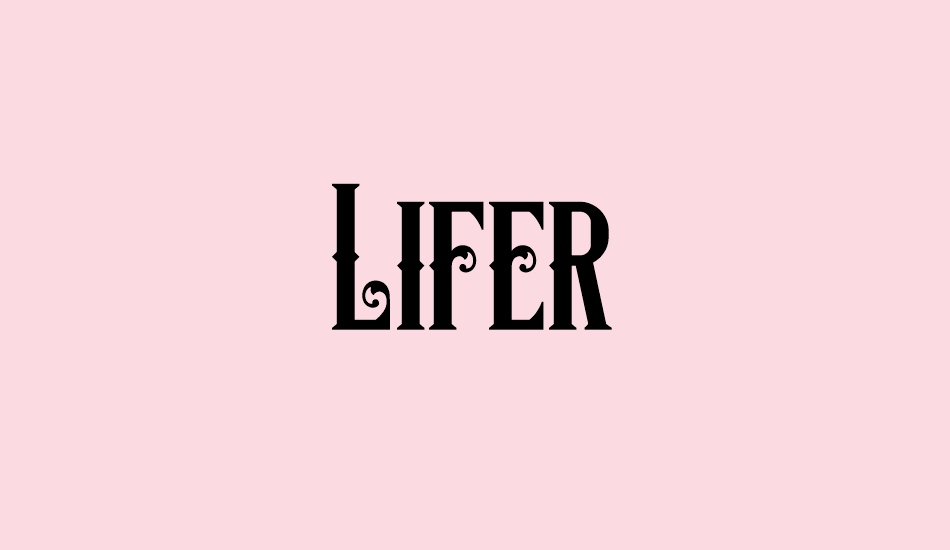 Lifer font big