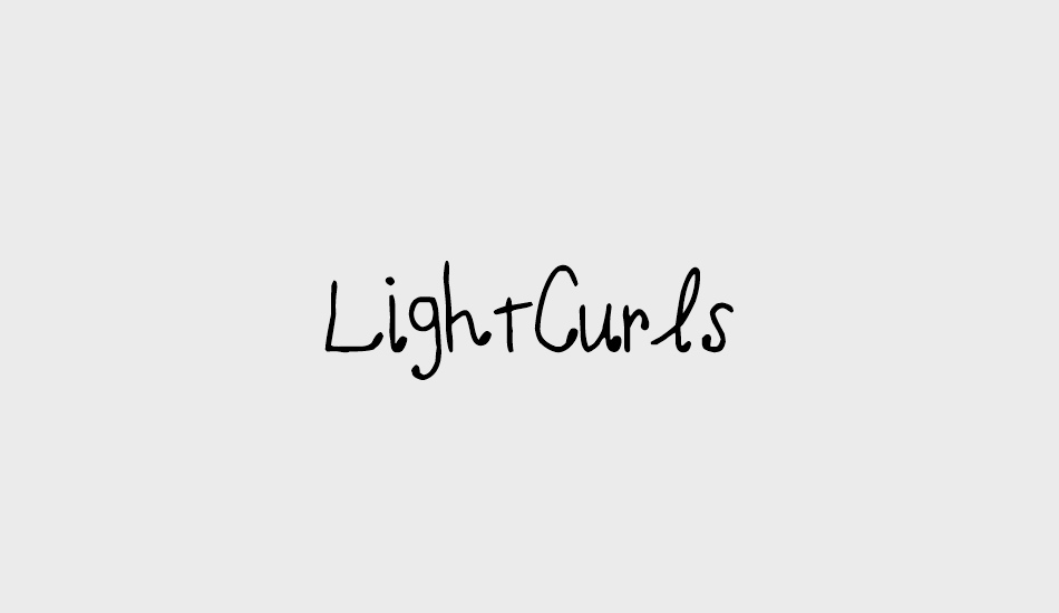 LightCurls font big