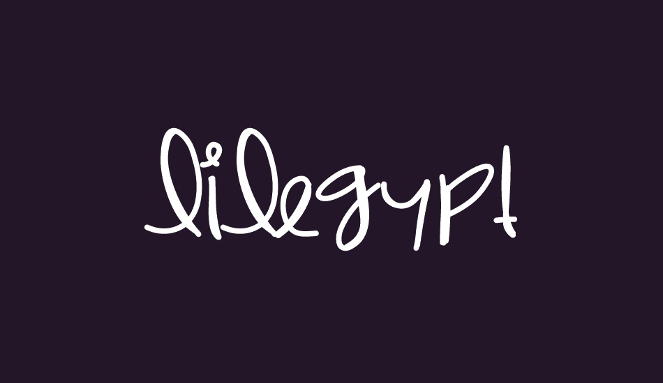 LilEgypt font big