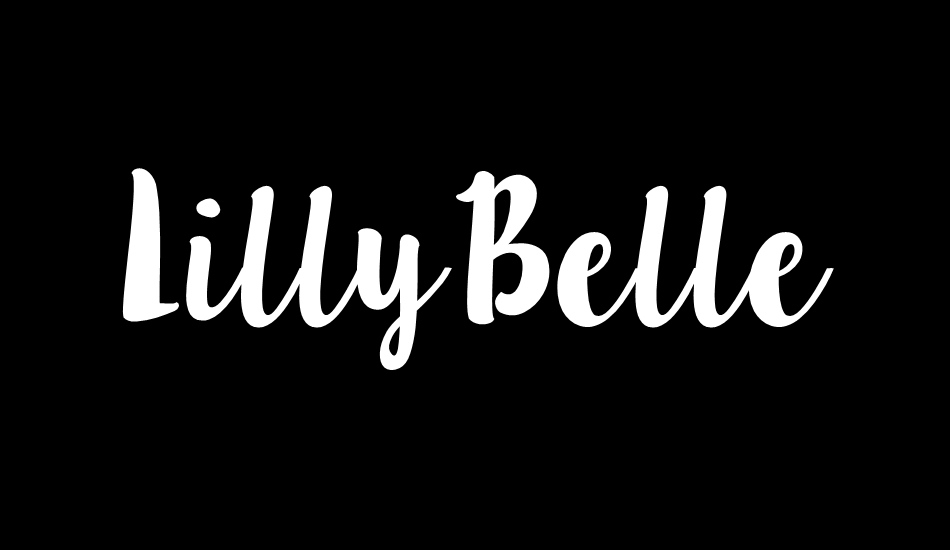 LillyBelle font big