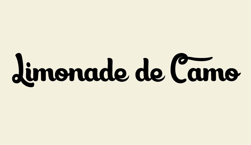 Limonade de Camomille font big