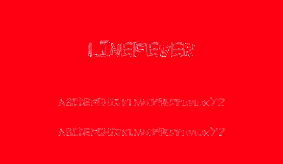 LineFever font