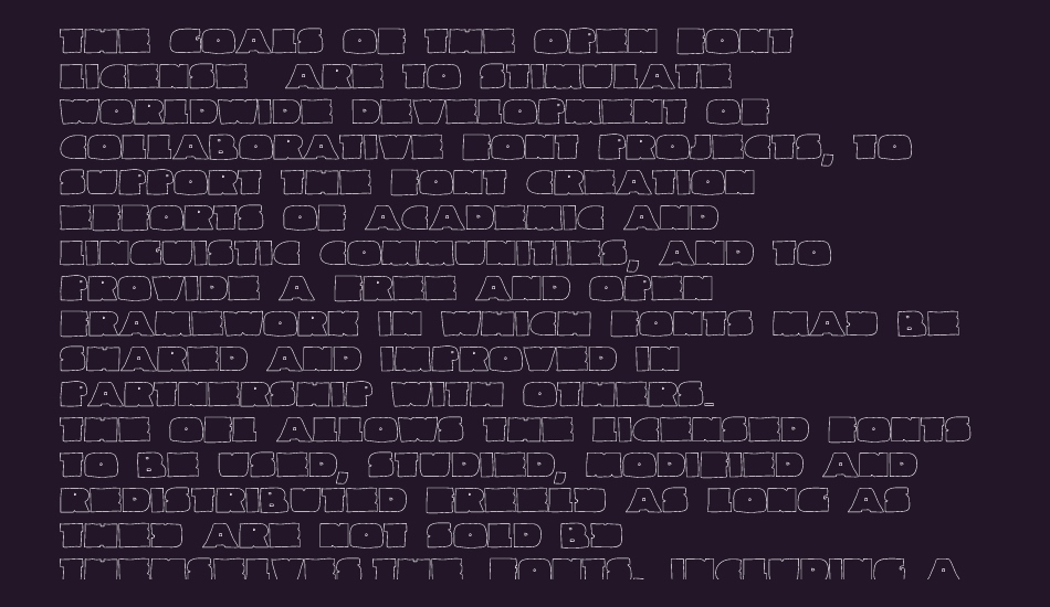 Linemaster font 1