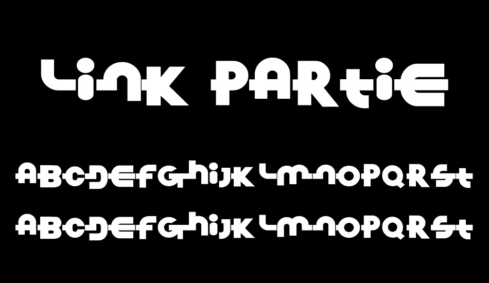 Link Parties font