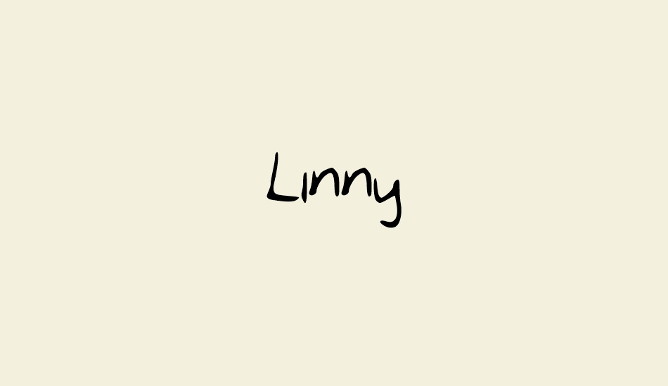 Linny font big