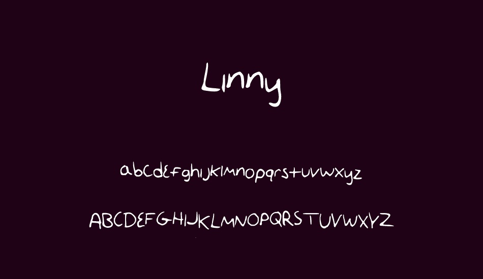 Linny font