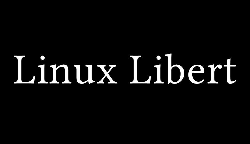 linux-libertine font big