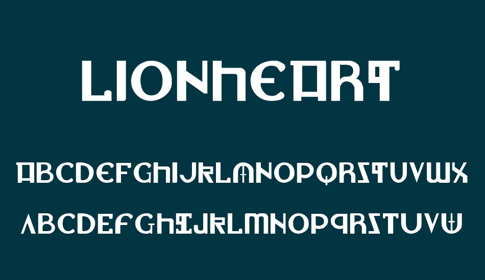 Lionheart font