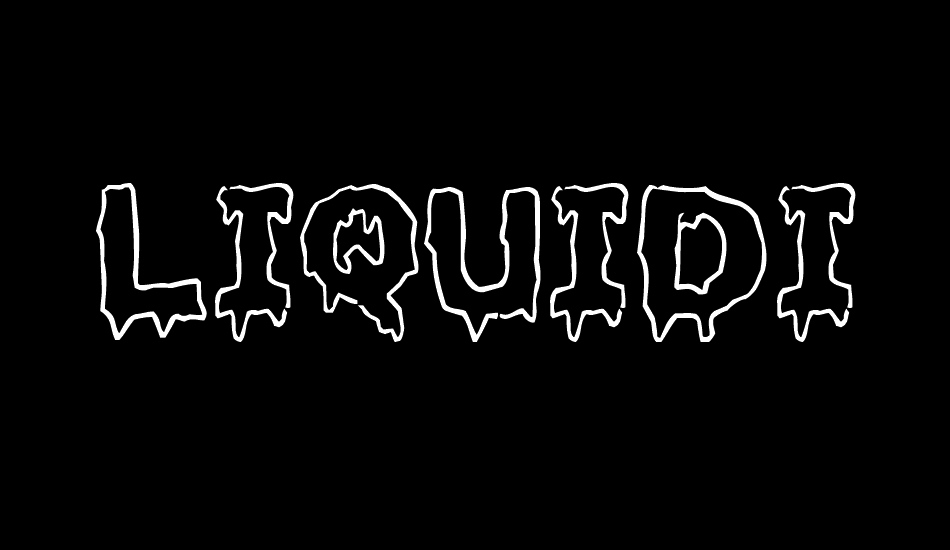 Liquidism font big