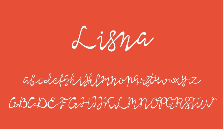 Lisna font