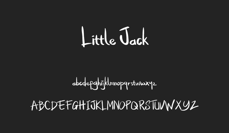 Little Jack font