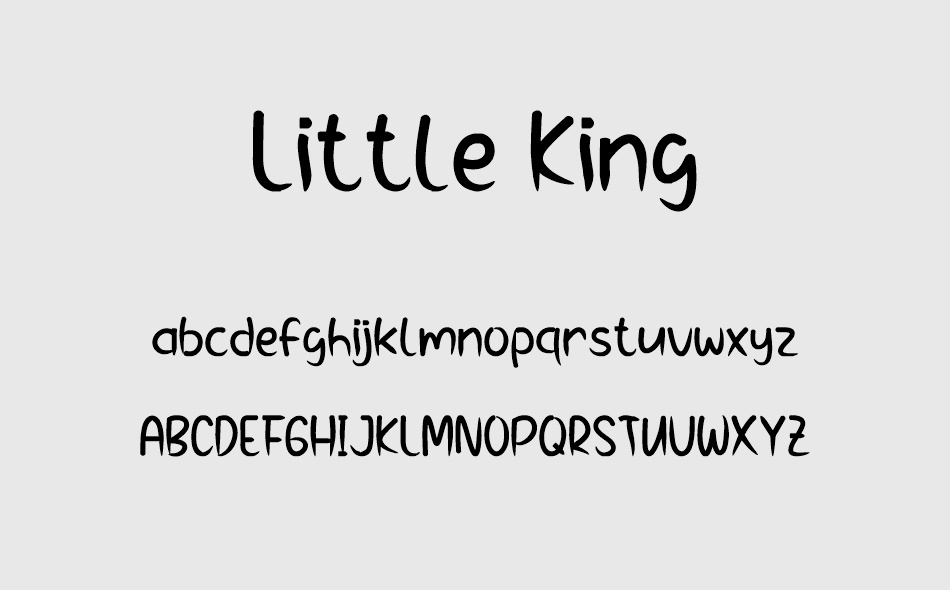 Little King font