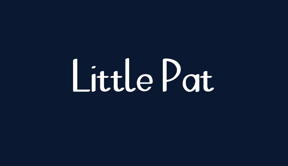 Little Pat font big