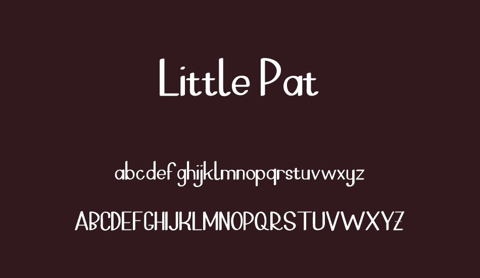 Little Pat font