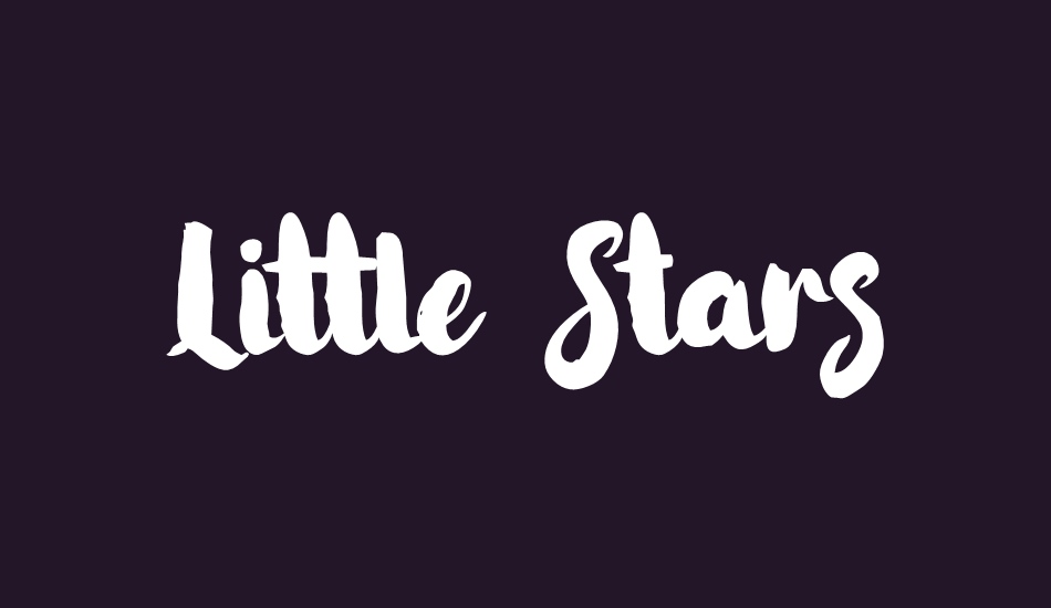 Little Stars font big