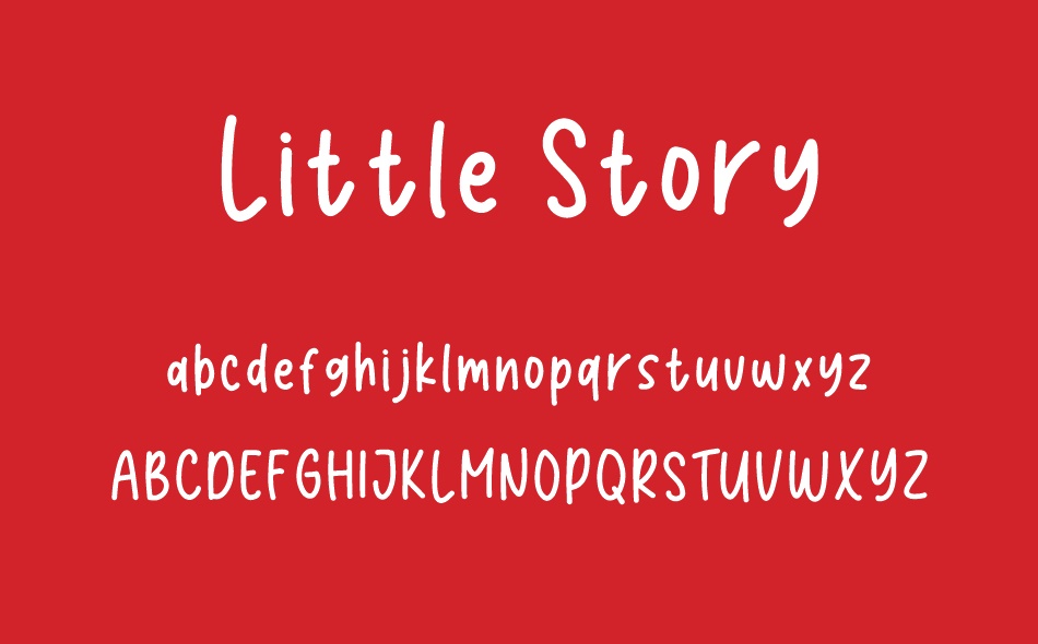 Little Story font