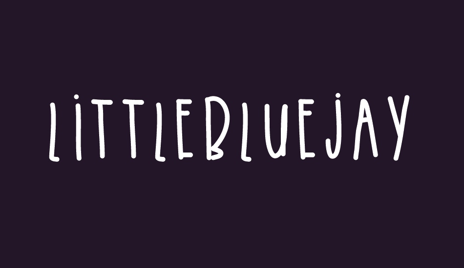 LittleBlueJay font big