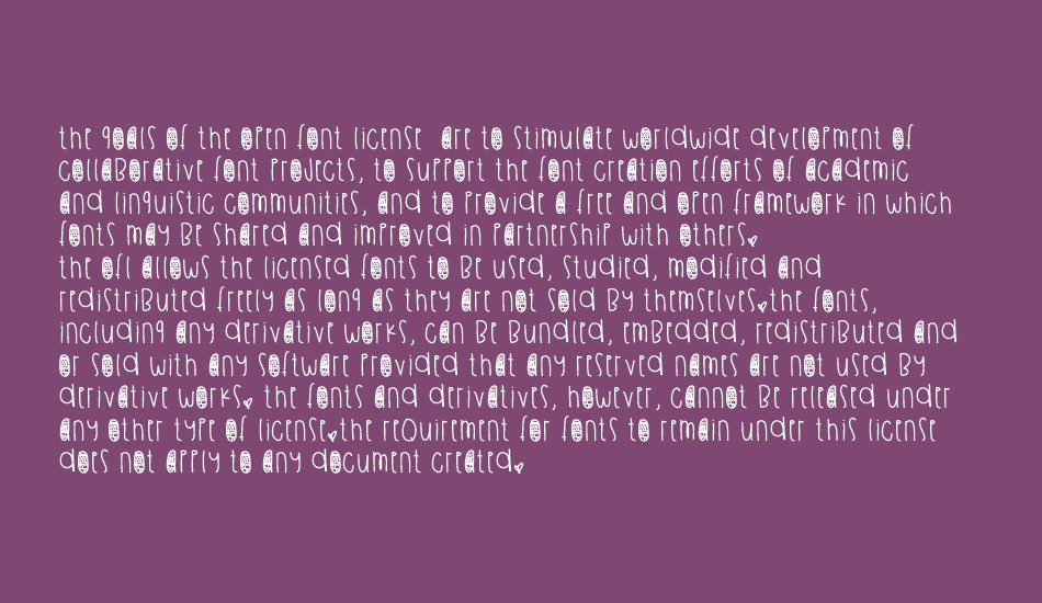 LittleGreenApples font 1